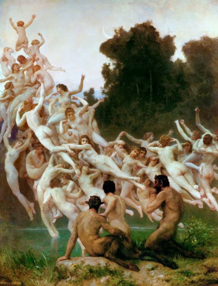 Adolphe William Bouguereau (1825-1905)  LE OREADI