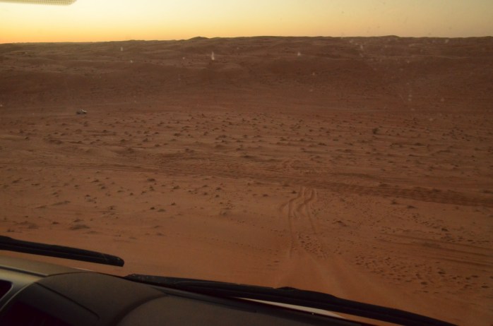 oman drive dune desert travel