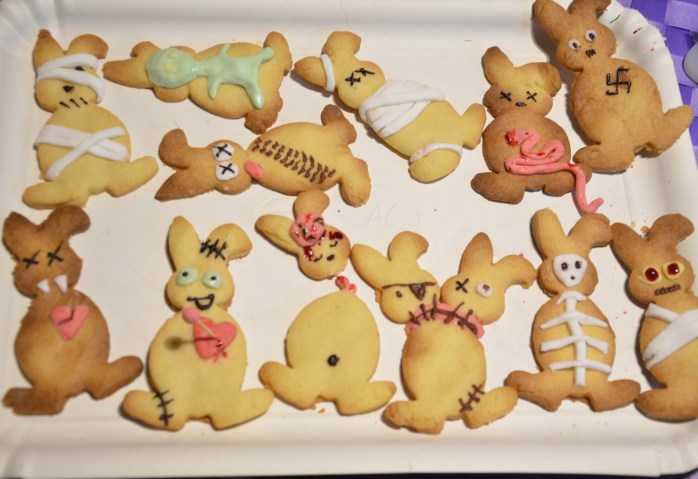 halloween zombie bunny biscuit cookie